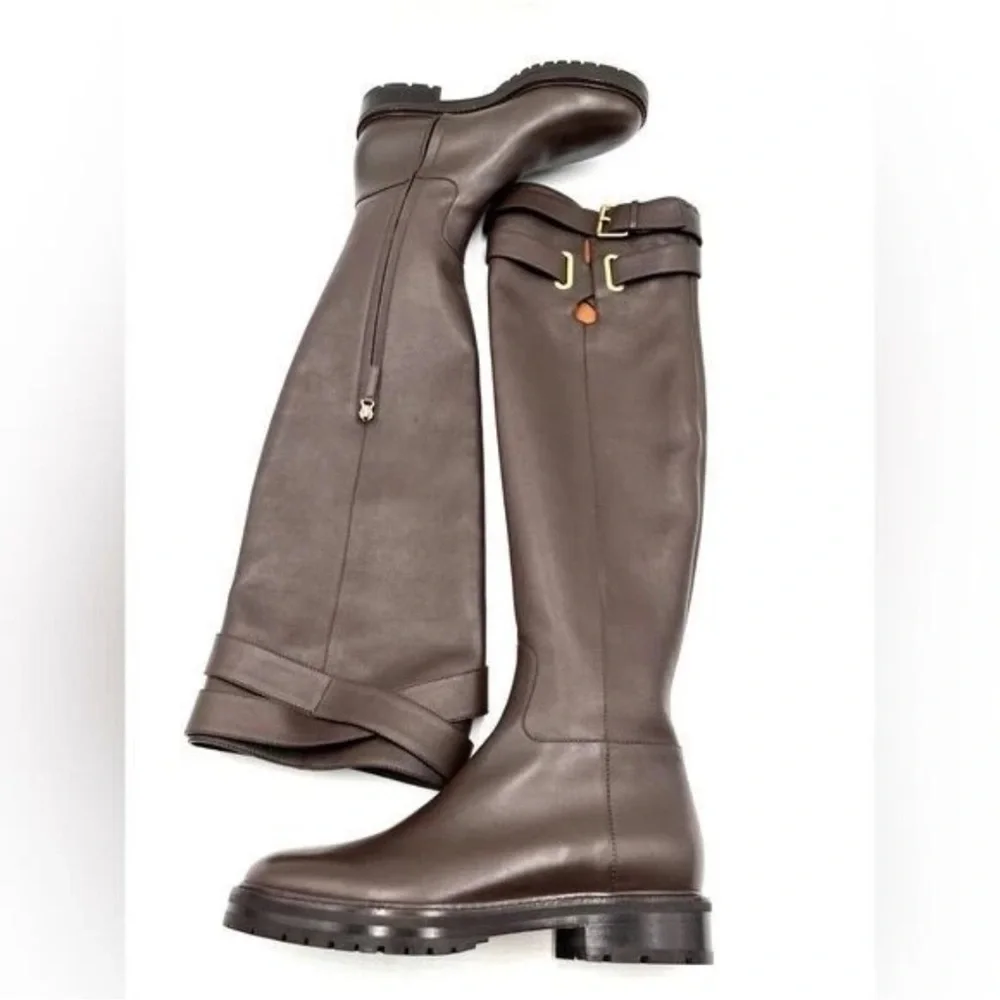 Valentino Garavani Brown Over-the-Knee Leather Boots
Authentic - Picture 5 of 7